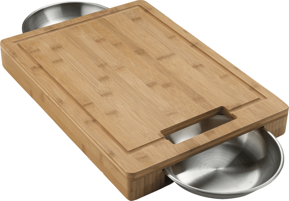 Napoleon 70012 PRO Cutting Board with Stainless Steel Bowls