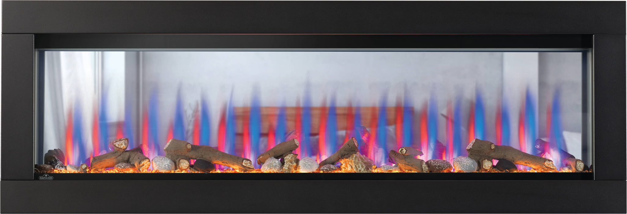 Napoleon CLEARion Elite 60 See-Through Wall Mount Electric Fireplace NEFBD60HE