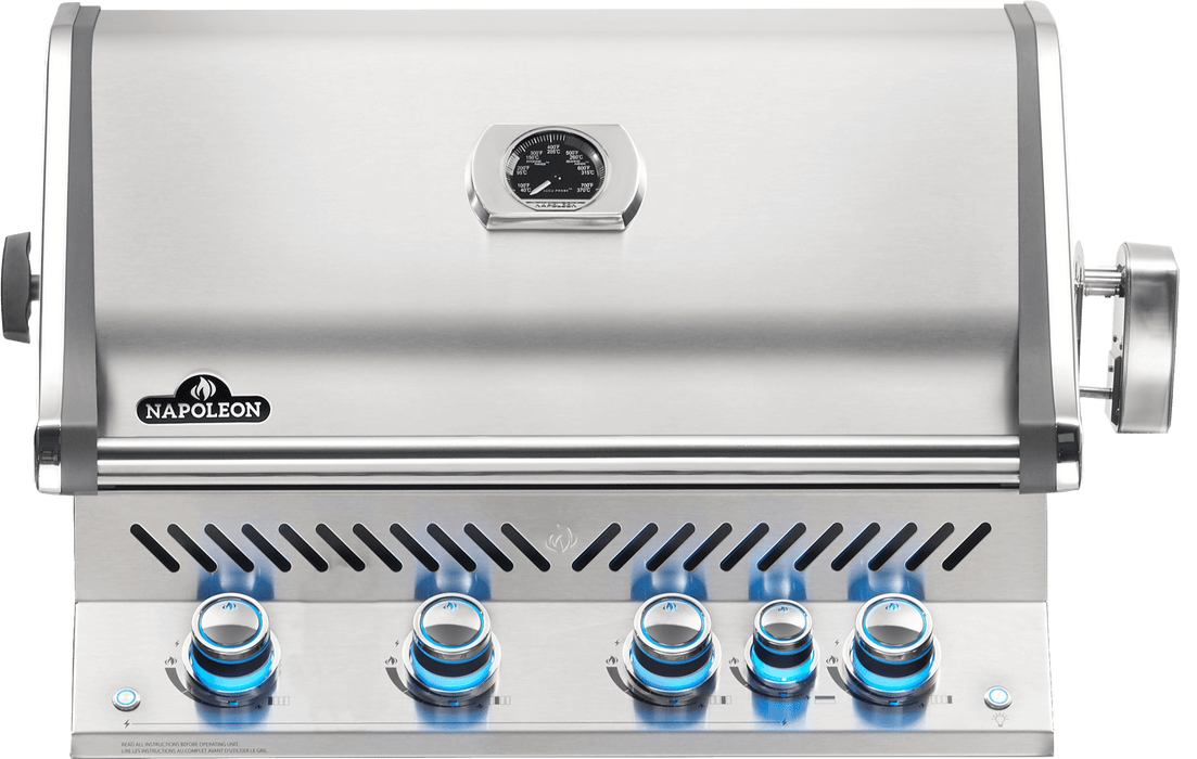 Napoleon Prestige PRO 500 Built-In Grill with Infrared Rear Burner BIPRO500RB-3