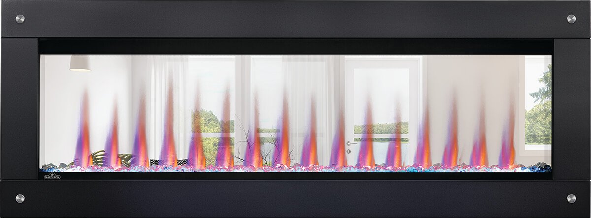 Napoleon CLEARion Elite 50 See-Through Wall Mount Electric Fireplace NEFBD50HE