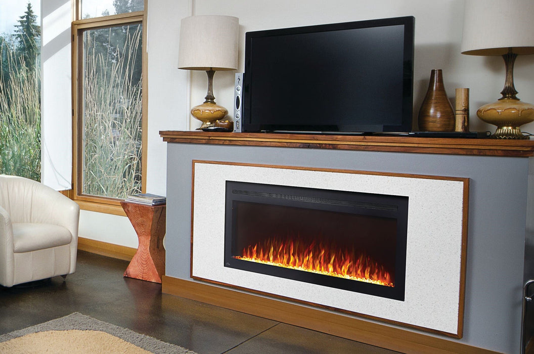 Napoleon Napoleon Purview 42-Inch Wall-Hanging Electric Fireplace, Black NEFL42HI Canada NEFL42HI Built-In Electric Fireplace 629169075430
