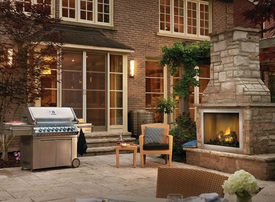 Napoleon Riverside 42 Clean Face Outdoor Fireplace GSS42CFN