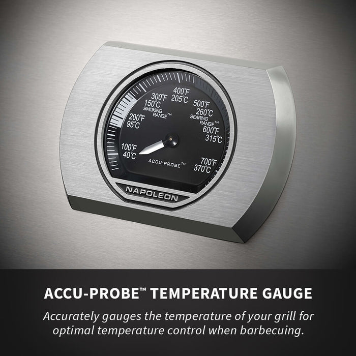 Napoleon Rogue SE 625 Gas Grill w/Infrared and Rear Burner (Stainless Steel) RSE625RSIBSS-1