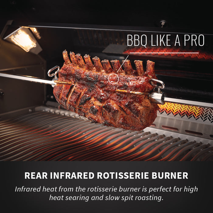 Napoleon Prestige PRO 825 Built-In Grill with Infrared Rear Burner and Infrared Sear Burners BIPRO825RBI-3