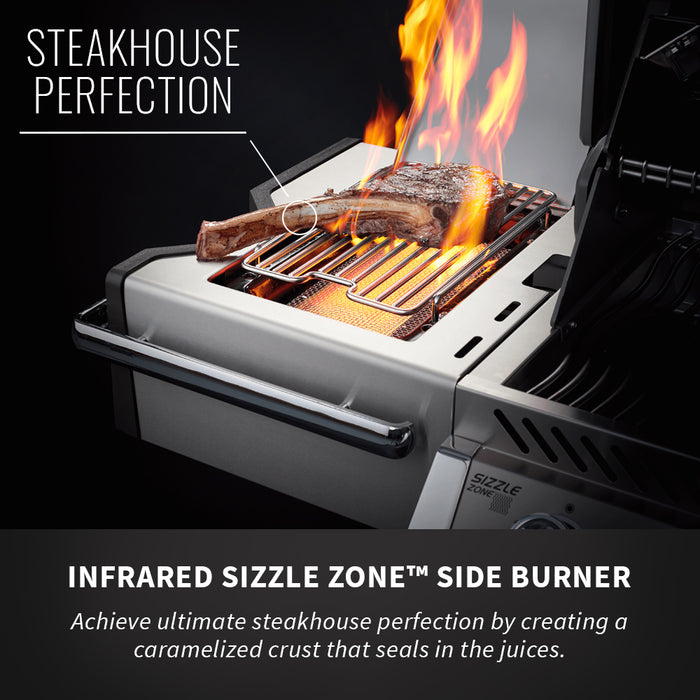 Napoleon Prestige PRO 665 Gas Grill with Infrared Rear & Side Burners PRO665RSIB-3