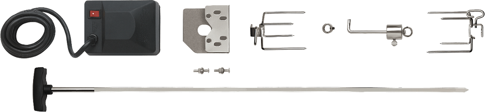 Napoleon 69211 Heavy Duty Rotisserie Kit with Motor For 405/450/485/500