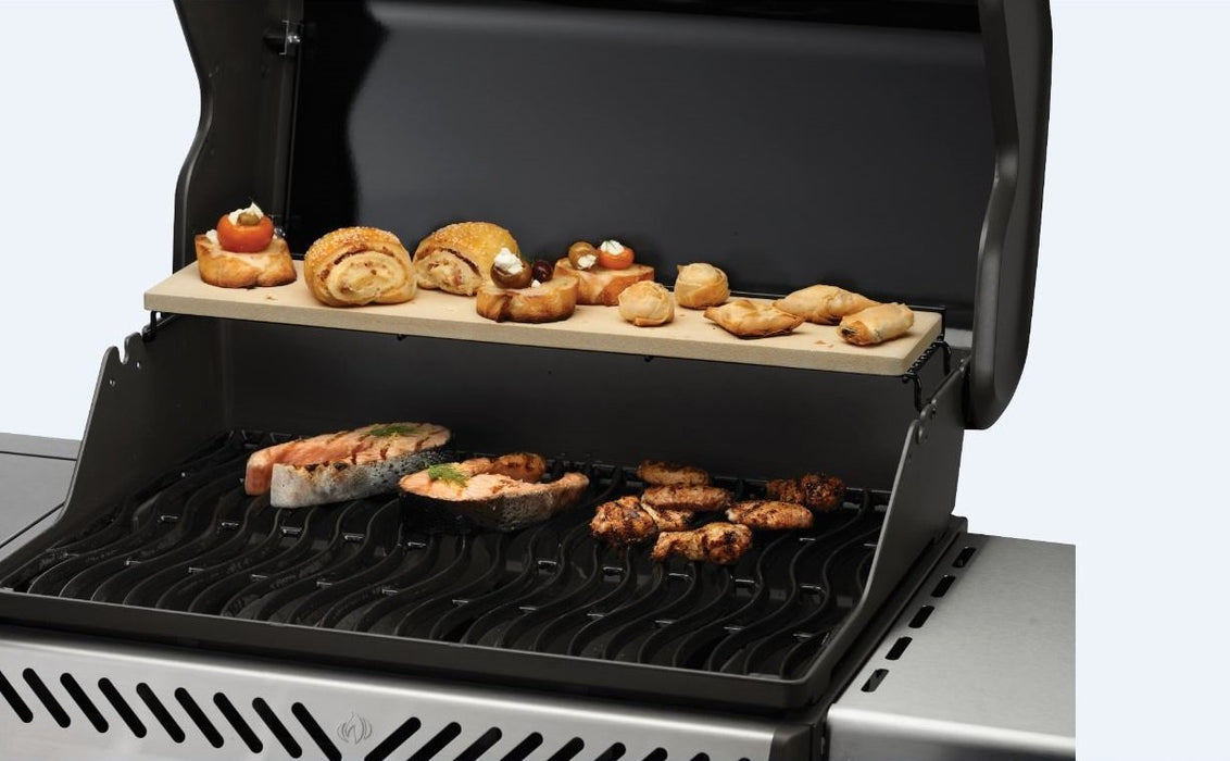 Napoleon 70044 Warming Rack Baking Stone For Rgue 425 Grills