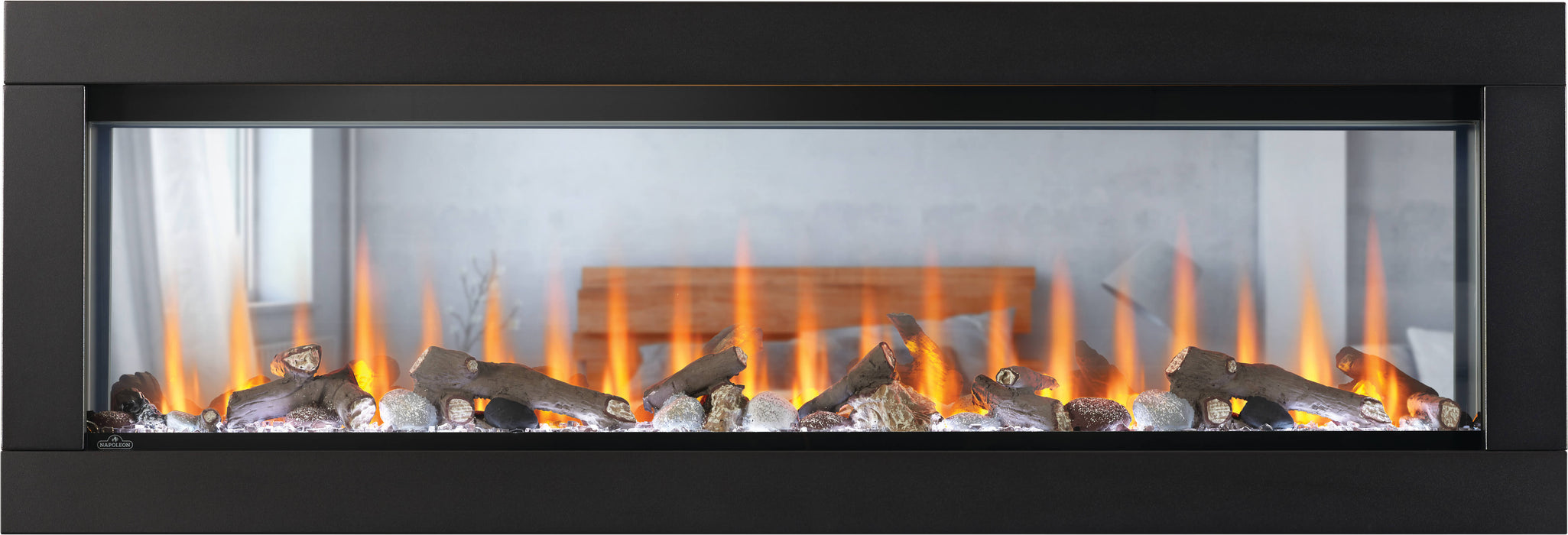 Napoleon CLEARion Elite 60 See-Through Wall Mount Electric Fireplace NEFBD60HE