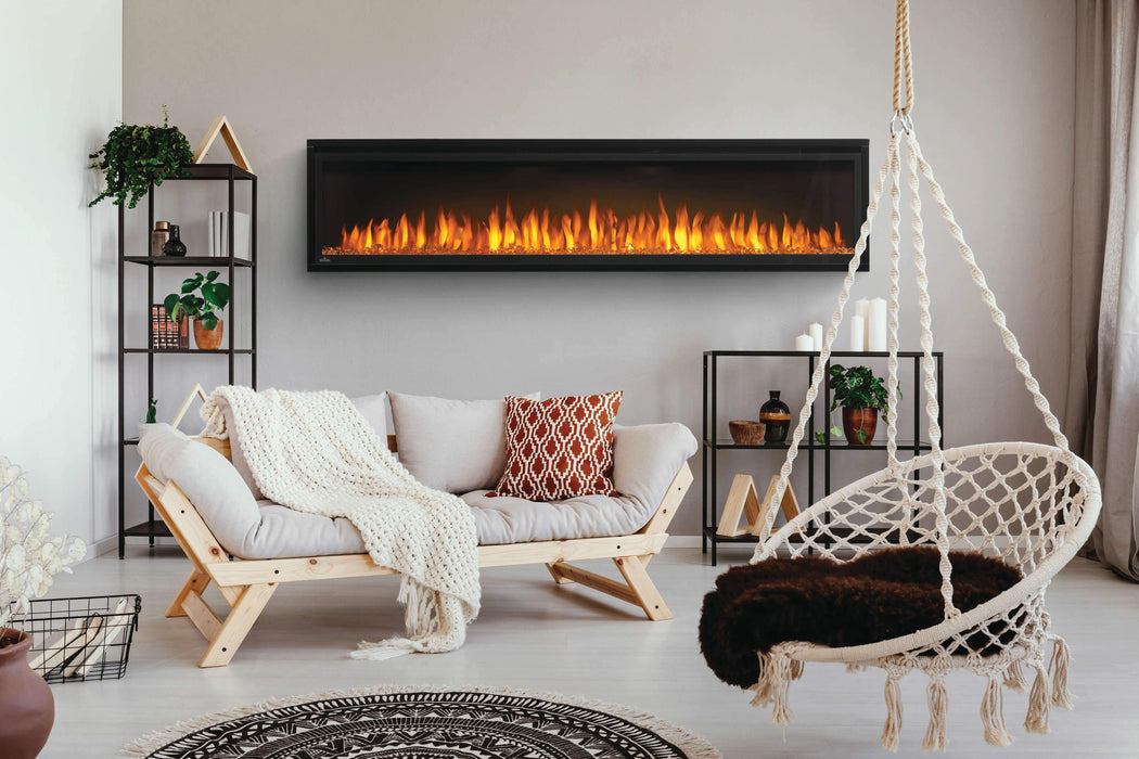 Napoleon Entice 72-In Wall Mount Electric Fireplace NEFL72CFH-1