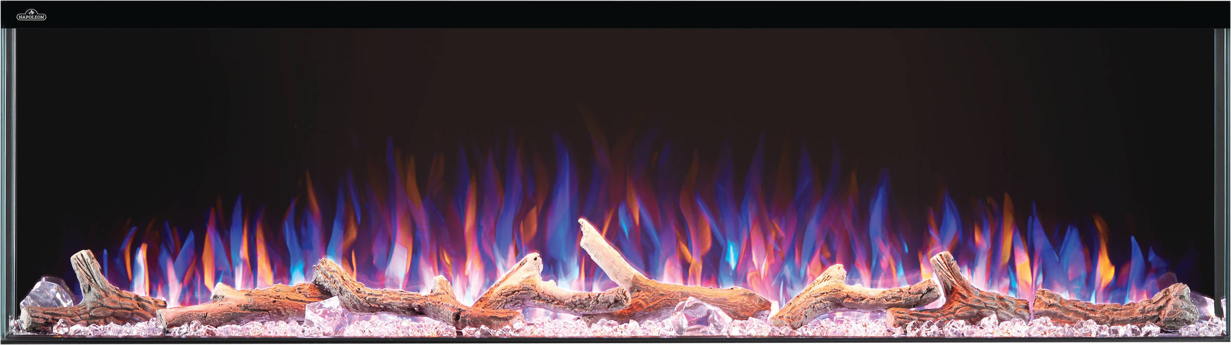 Napoleon Trivista 60-In Three-Sided Wall Mount Electric Fireplace NEFB60H-3SV
