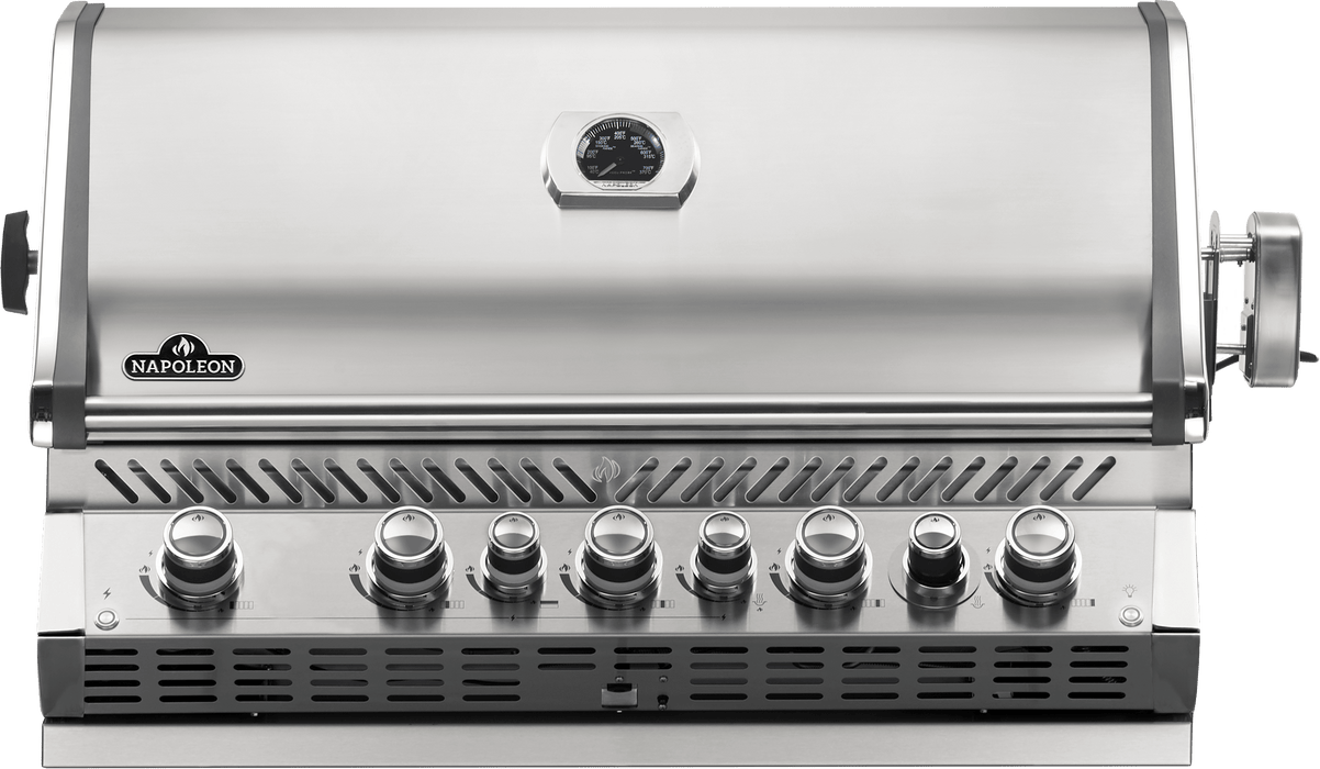 Napoleon Prestige PRO 665 Built-In Grill with Infrared Rear Burner BIPRO665RB-3