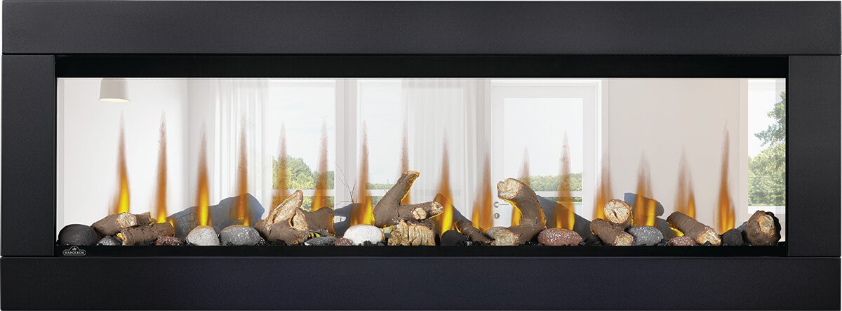 Napoleon CLEARion Elite 50 See-Through Wall Mount Electric Fireplace NEFBD50HE
