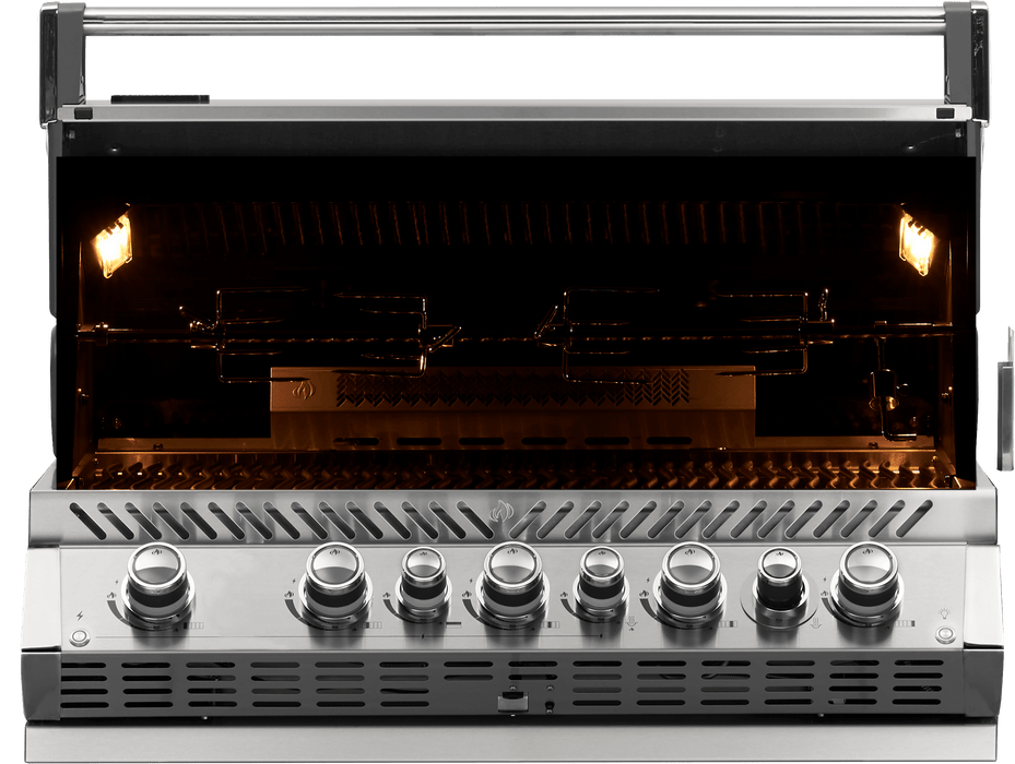 Napoleon Prestige PRO 665 Built-In Grill with Infrared Rear Burner BIPRO665RB-3