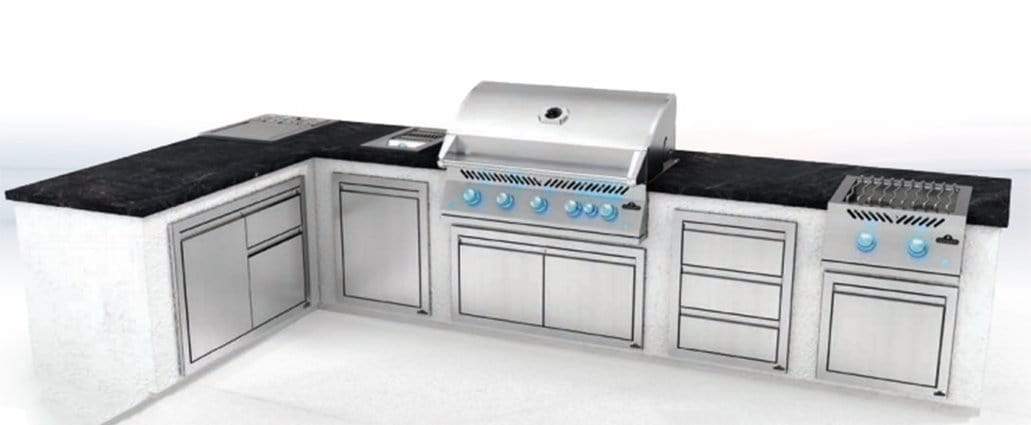 Napoleon Napoleon 700 Series 38" Built-In Grill with Infrared Rear Burner BIG38RB Built-in Gas Grill