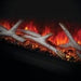 Napoleon Napoleon Built-In Electric Fireplace Astound 96 NEFB96AB Electric Built-In Electric Fireplace