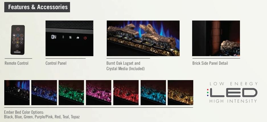 Napoleon Napoleon CINEVIEW 30" Built-in Electric Fireplace NEFB30H Canada Electric NEFB30H Built-In Electric Fireplace 629169080779