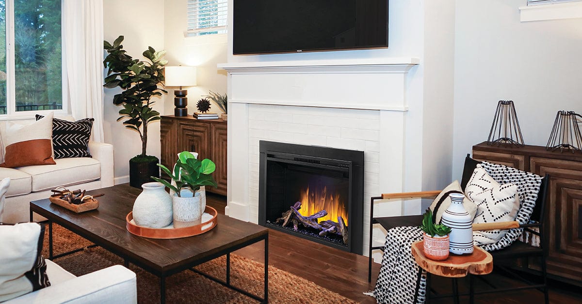 Napoleon Napoleon ELEMENT 42" Built-in Electric Fireplace NEFB42H-BS Canada Electric NEFB42H-BS Built-In Electric Fireplace