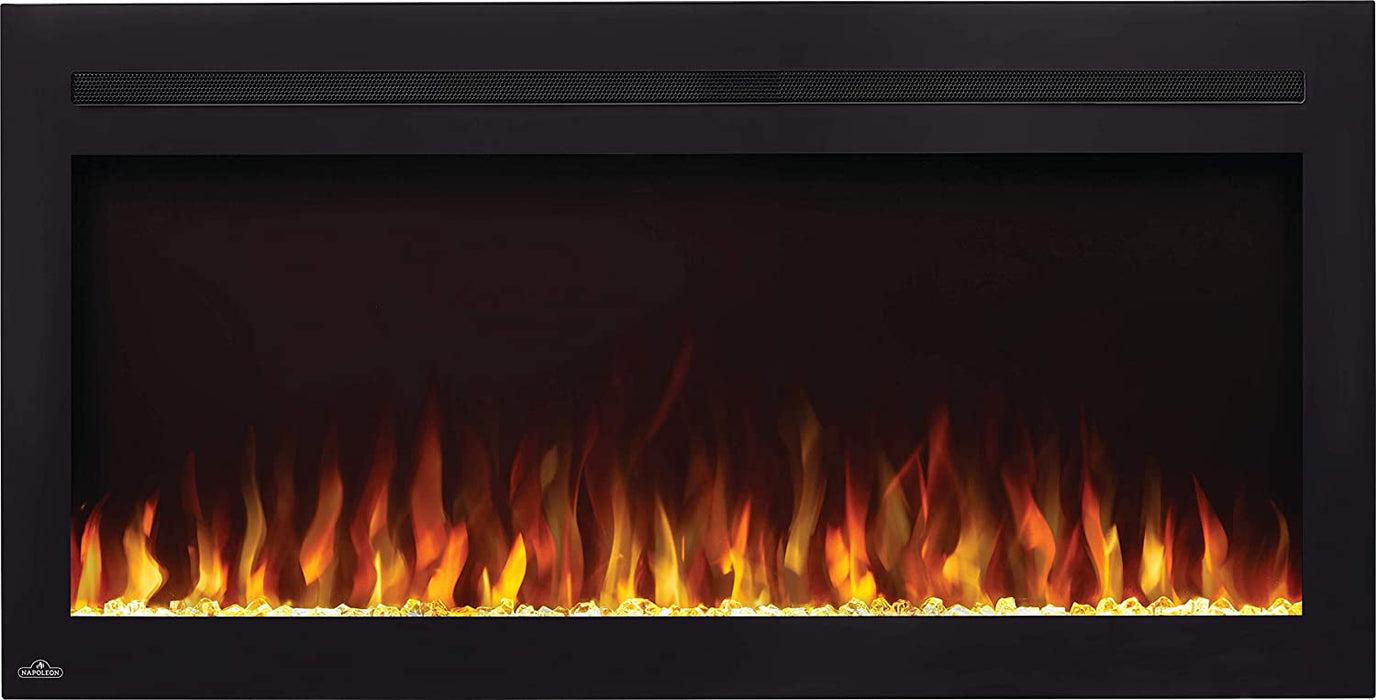 Napoleon Napoleon Purview 42-Inch Wall-Hanging Electric Fireplace, Black NEFL42HI Canada NEFL42HI Built-In Electric Fireplace 629169075430