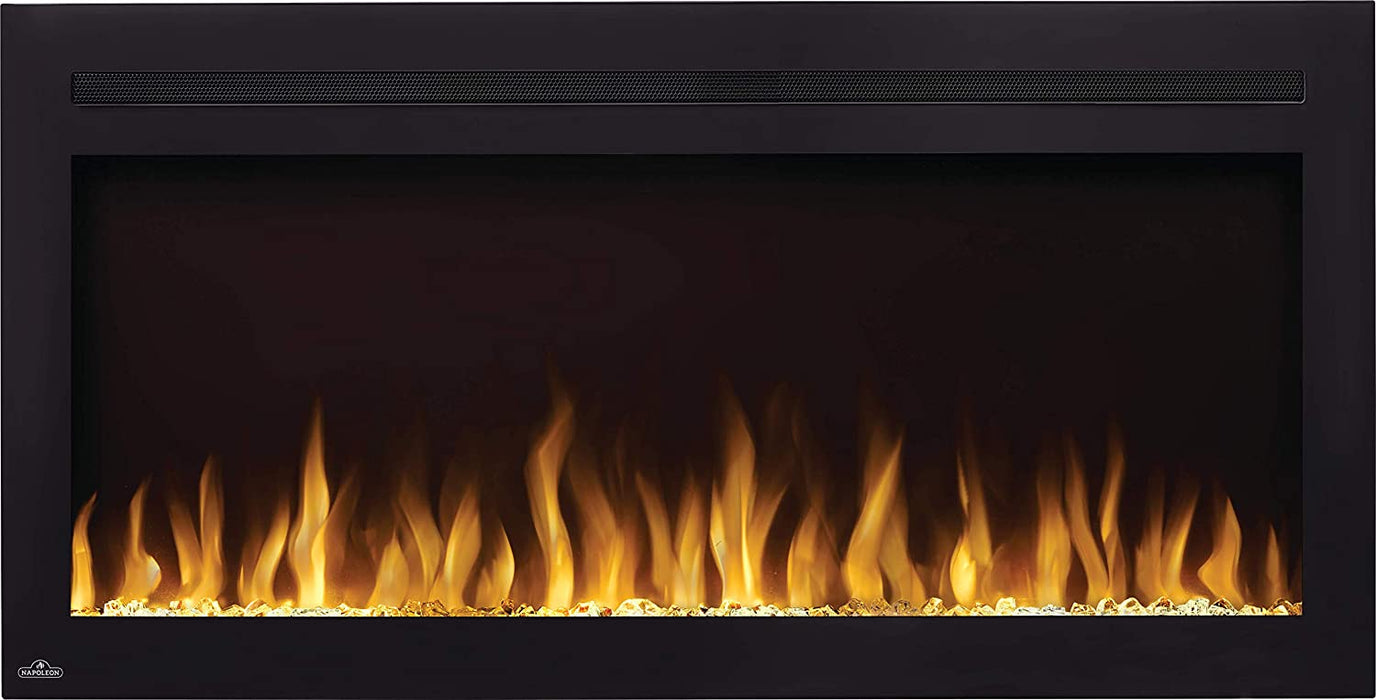 Napoleon Napoleon Purview 42-Inch Wall-Hanging Electric Fireplace, Black NEFL42HI Canada NEFL42HI Built-In Electric Fireplace 629169075430