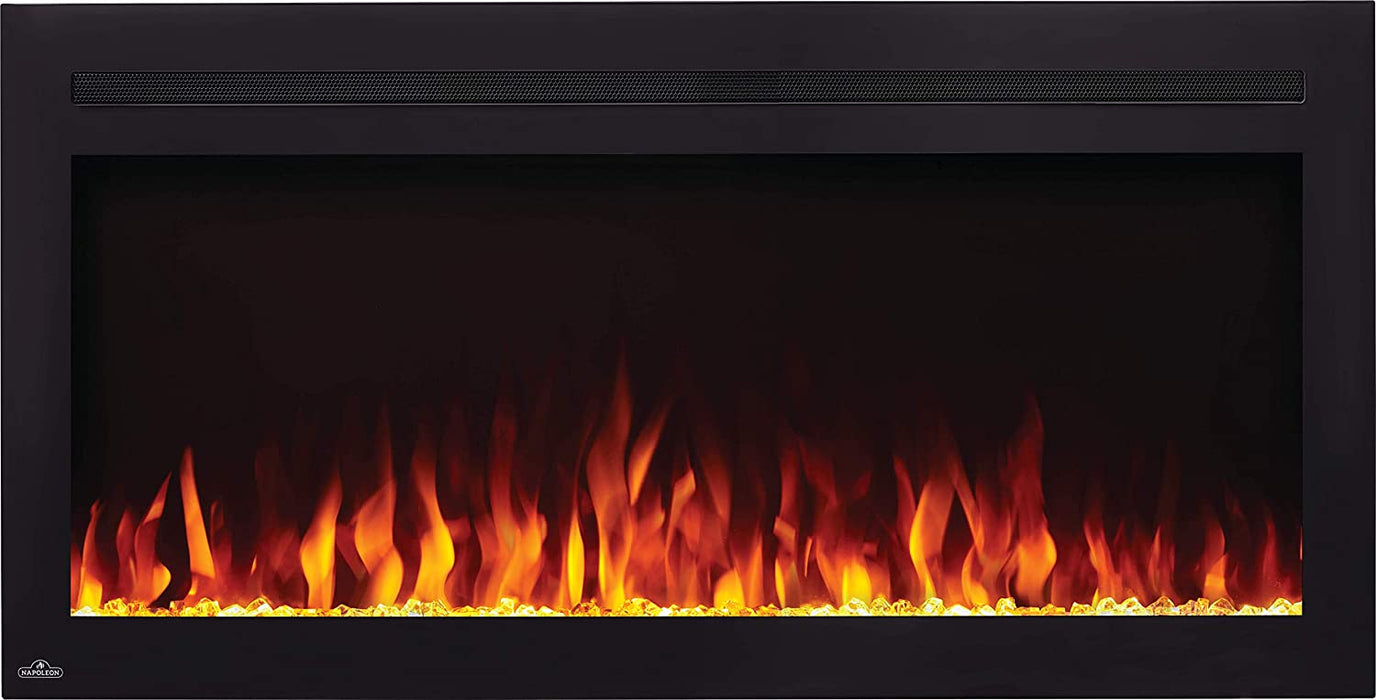Napoleon Napoleon Purview 42-Inch Wall-Hanging Electric Fireplace, Black NEFL42HI Canada NEFL42HI Built-In Electric Fireplace 629169075430