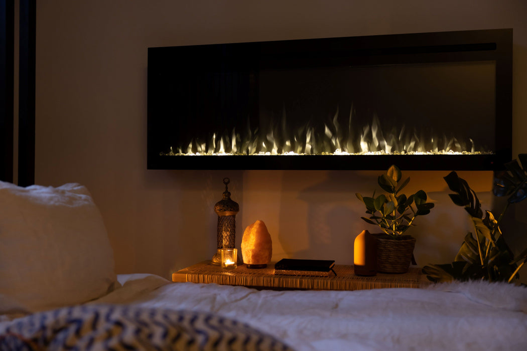 Napoleon Napoleon Purview 60-Inch Wall-Hanging Electric Fireplace Black NEFL60HI Canada NEFL60HI Built-In Electric Fireplace 629169075454