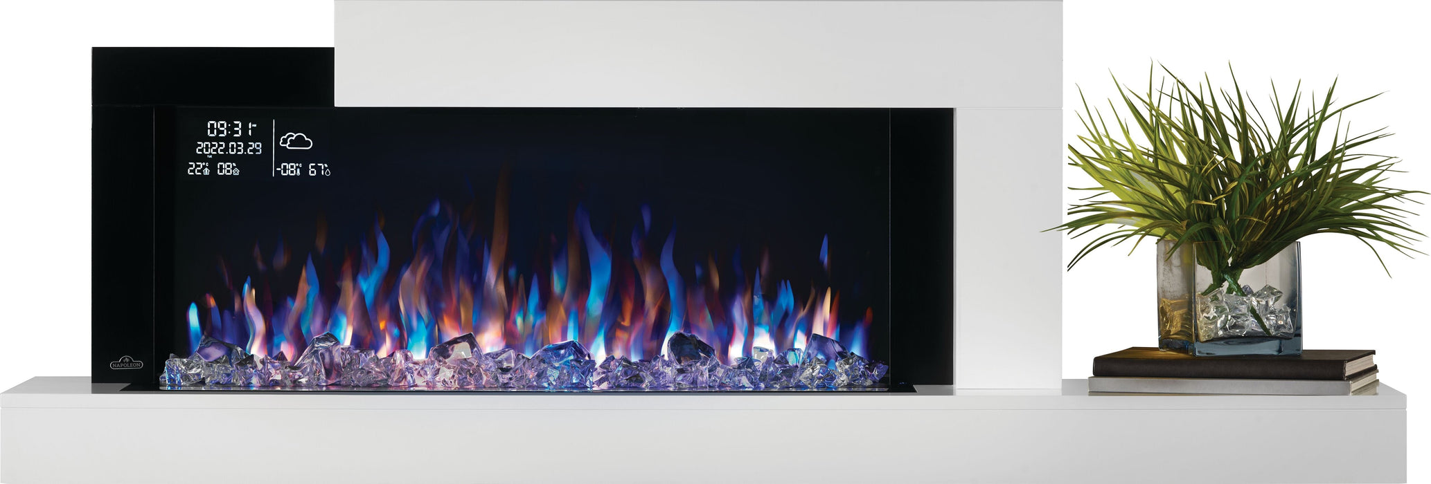 Napoleon Napoleon Stylus Elite Wall Mount Smart Electric Fireplace NEFP32-5019W-IOT (NEW 2023) NEFP32-5019W-IOT Built-In Electric Fireplace 629169082650