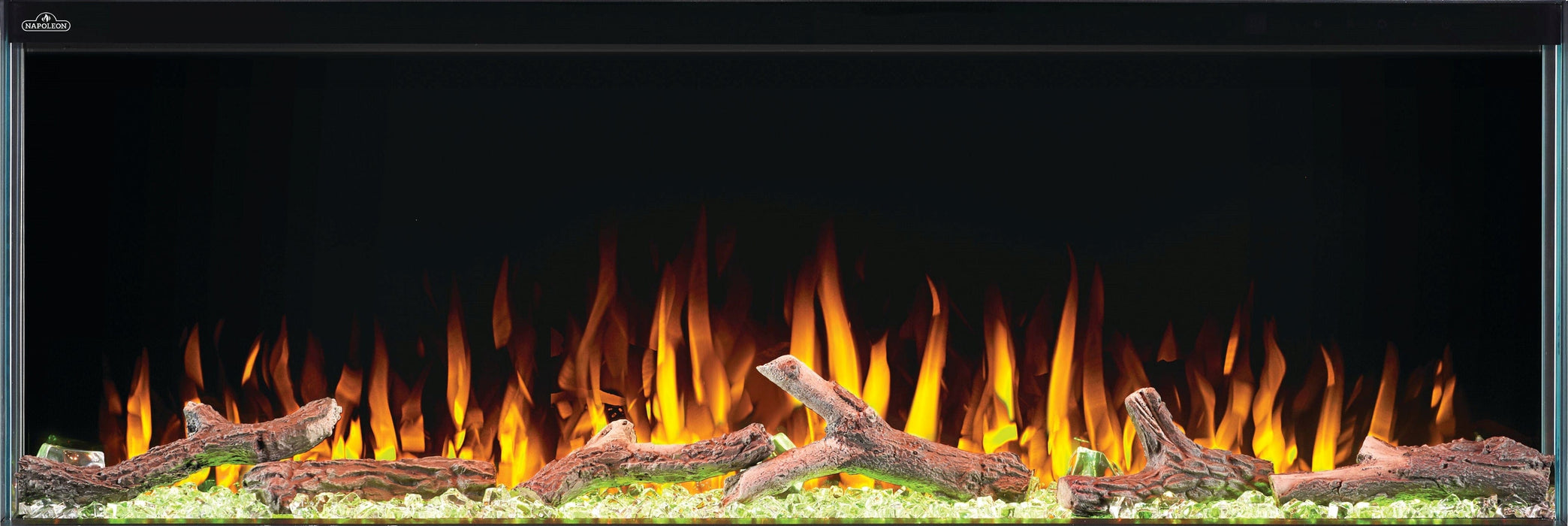 Napoleon Napoleon TRIVISTA Pictura 50" Three-Sided Wall Hanging Electric Fireplace NEFL50H-3SV Canada Electric NEFL50H-3SV Built-In Electric Fireplace 629169085644