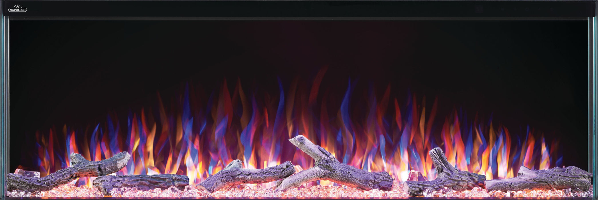 Napoleon Napoleon TRIVISTA Pictura 50" Three-Sided Wall Hanging Electric Fireplace NEFL50H-3SV Canada Electric NEFL50H-3SV Built-In Electric Fireplace 629169085644