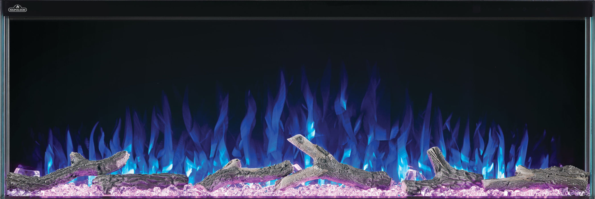 Napoleon Napoleon TRIVISTA Pictura 50" Three-Sided Wall Hanging Electric Fireplace NEFL50H-3SV Canada Electric NEFL50H-3SV Built-In Electric Fireplace 629169085644