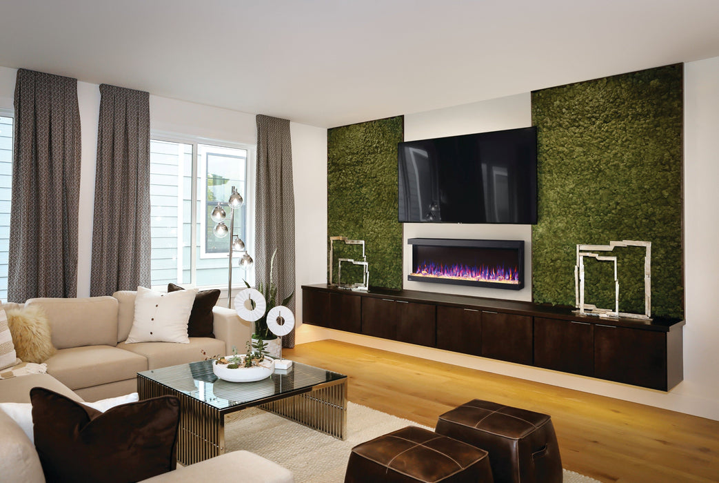 Napoleon Napoleon TRIVISTA Pictura 50" Three-Sided Wall Hanging Electric Fireplace NEFL50H-3SV Canada Electric NEFL50H-3SV Built-In Electric Fireplace 629169085644