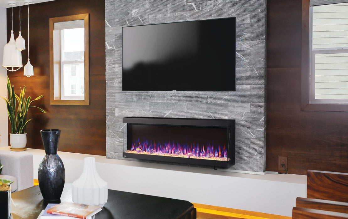 Napoleon Napoleon TRIVISTA Pictura 50" Three-Sided Wall Hanging Electric Fireplace NEFL50H-3SV Canada Electric NEFL50H-3SV Built-In Electric Fireplace 629169085644