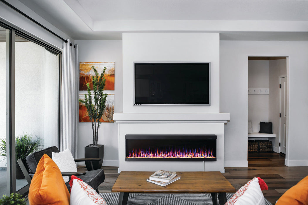 Napoleon Napoleon TRIVISTA Pictura 60" Three-Sided Wall Hanging Electric Fireplace NEFL60H-3SV Canada Electric NEFL60H-3SV Built-In Electric Fireplace