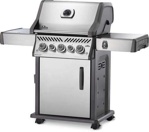 Napoleon Rogue SE 425 Gas Grill (Stainless Steel) w/Infrared Side and Rear Burners RSE425RSIBSS-1