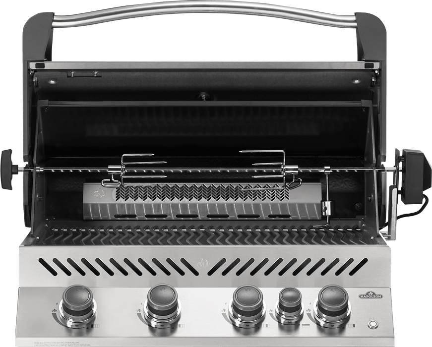 Napoleon Prestige 500 Built-In Grill with Infrared Rear Burner BIP500RB-3